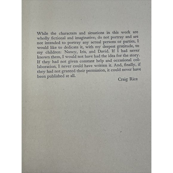 Home Sweet Homicide Craig Rice Tower Books Motion Picture Edition 1st Vint 1946 - Picture 8 of 12